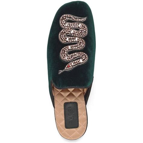 gucci lawrence snake mule